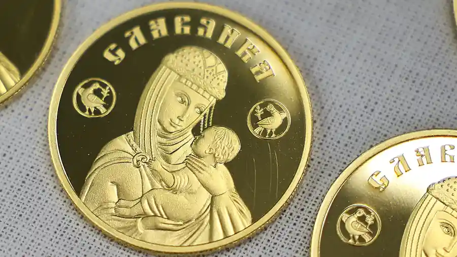 Изображение монеты "Славянка"